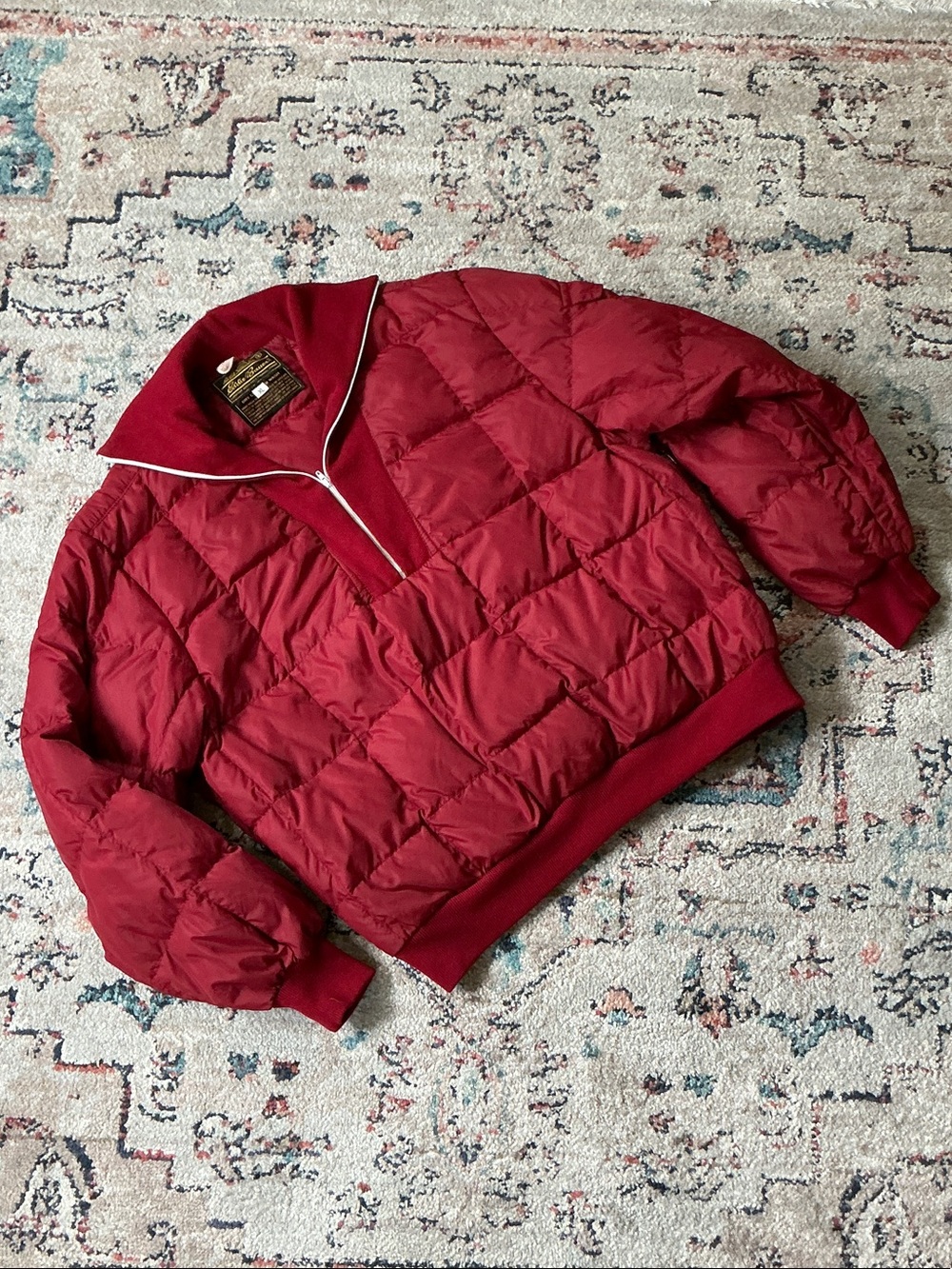 Vintage 80s Eddie Bauer Packable Goose Down Pullover